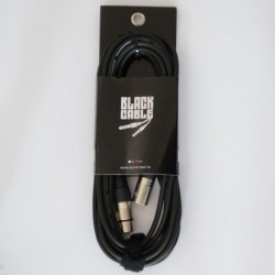 CORDON MICRO XLR 5M PRO BLACK CABLE